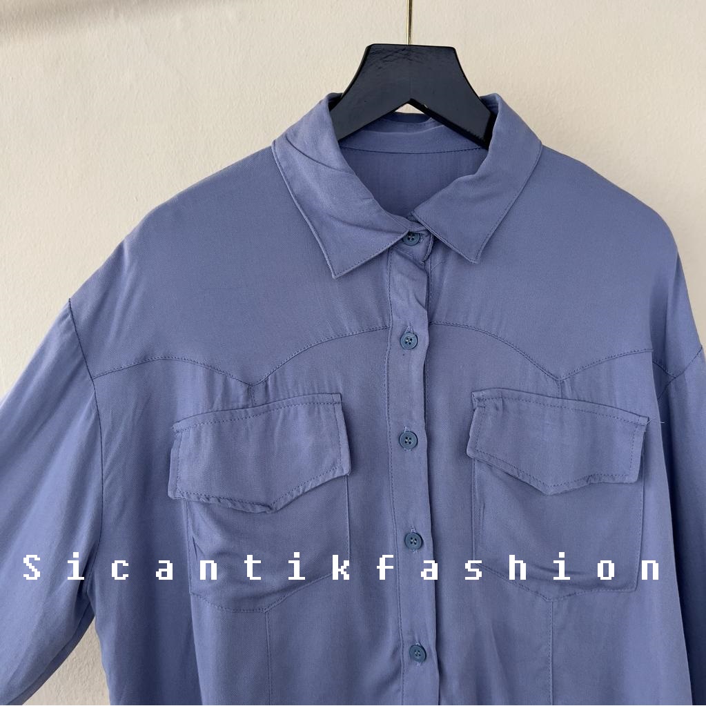 Blouse Wanita Lengan Panjang // Atasan Cewek Korean Style