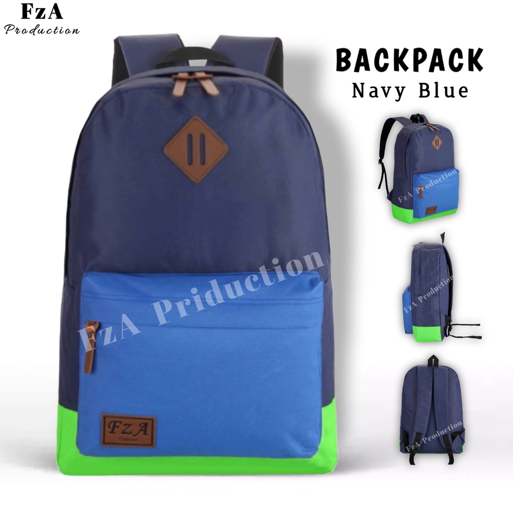 Tas Ransel Gendong Laptop Distro Sekolah Kuliah Pria Wanita Backpa ck  Murah Original FzA FREE Jam Tangan Dompet