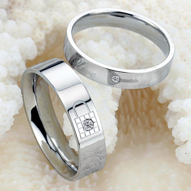cincin nikah silver couple titanium asli