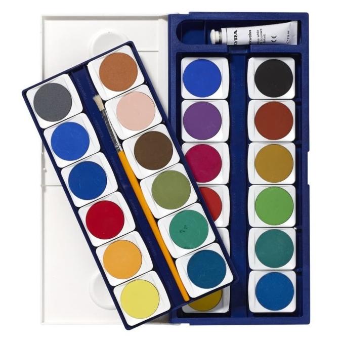 

Cat Air Lyra Set 24 Opaque Watercolor Pan