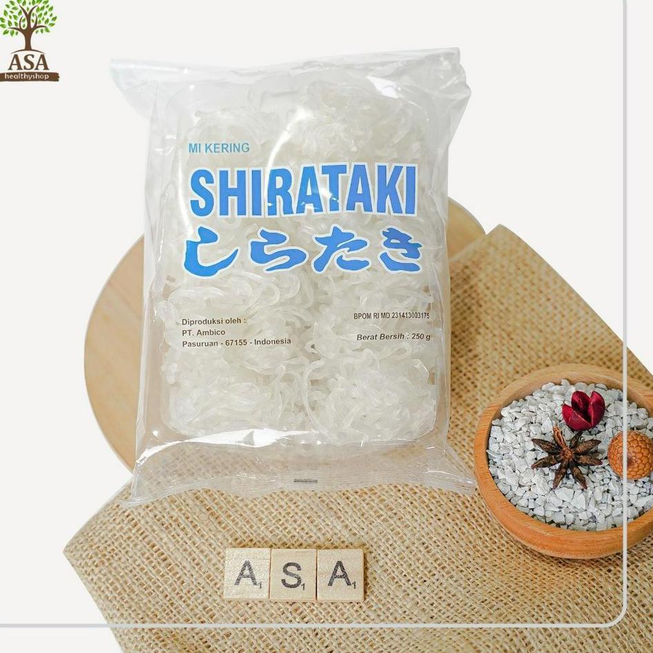 

Ready Stok Mie Kering Shirataki/Shirataki Dry Noodle