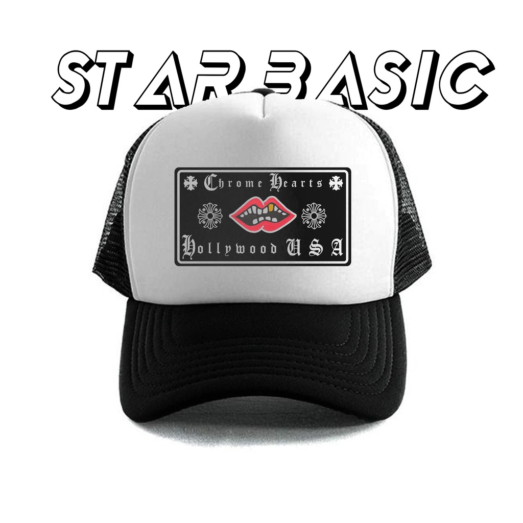 Topi Jaring CH MOUNTH - Topi Trucker - Topi jaring Pria - Topi Trucker pria - Topi Costume - Topi Ba