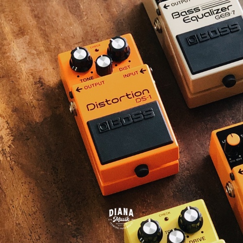 Pedal Efek Distortion / Distorsi Gitar / Bass Boss DS1 / DS 1