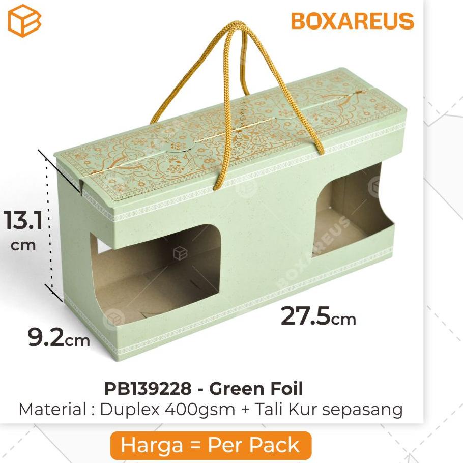 ♢ Box Toples Tabung Packaging Hampers Kemasan 3 Jar Silinder | PB ✩