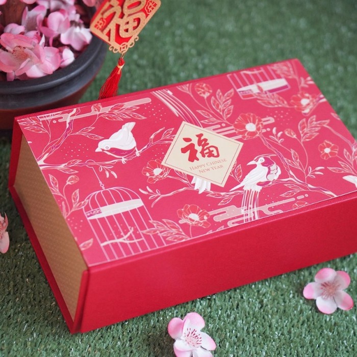 

⭐BISA COD⭐ Hardbox imlek exclusive bisa dilipat dan isi 3 set toples