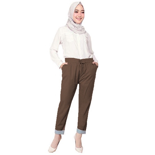 NHM Celana JUMBO BAGGY Stik Balik, Jumbo Pants Katun Street