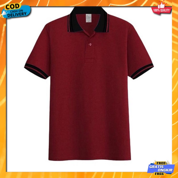 Atasan Pria Dewasa Terbaru Ksos Jrah Pria 2023 Kaos Krah Model Kekinian Baju Poloshirt Premium Quali