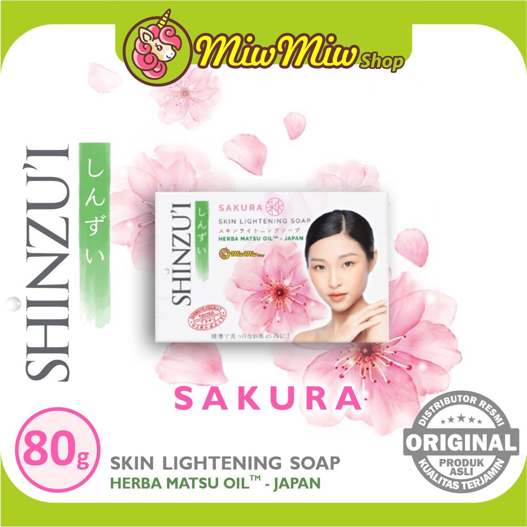 SHINZU'I Skin Lightening Bar Soap (Shinzui Sabun Mandi Batang Pencerah Kulit)