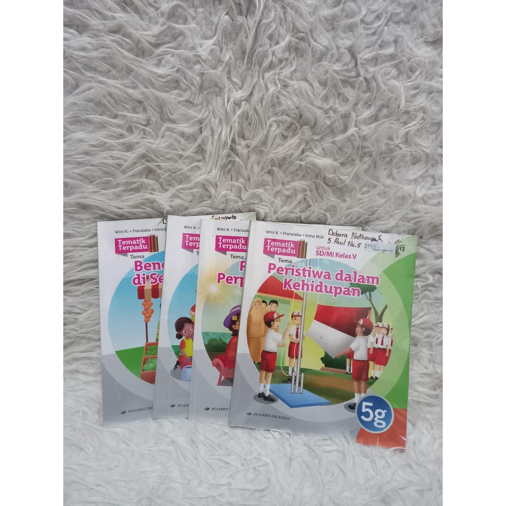 Harga satuan Buku siswa tematik k13 kelas 5 BUKU BEKAS