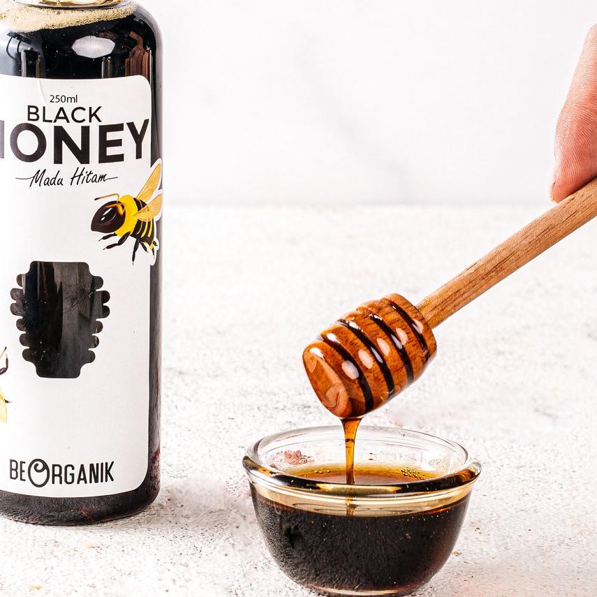 

✼ Hitam Pahit Beorganik 250ml (350gr) - Black Honey Asli 100% ♡