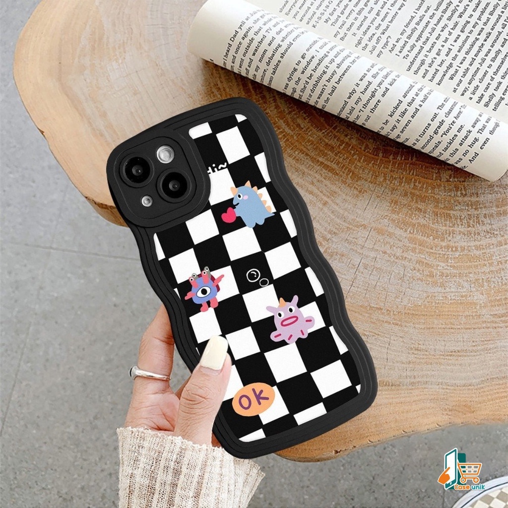 SS804 SOFTCASE TPU DIAMOND GRID FOR OPPO A3S A1K A5S A7 A11K A12 A15 A15S A16 A16S A17 A17K A31 A8 A9 A5 A36 A76 A96 A37 NEO 9 A39 A57 A52 A92 A53 A33 2020  A57 2022 A77S CS5455