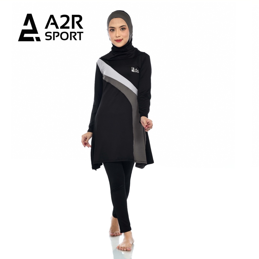 A2R Sport - JUMBO Blouse 1 Baju Renang Muslim Dewasa hijab