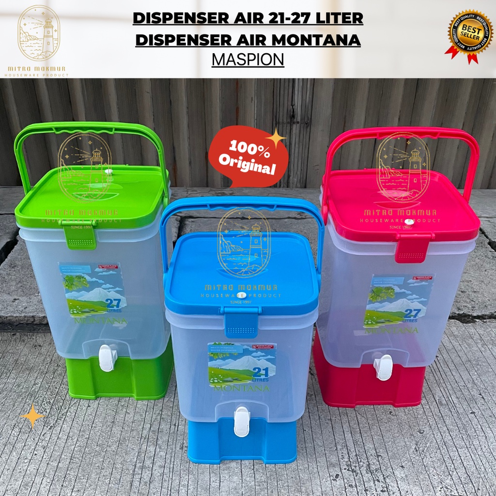 SALE!! DISPENSER AIR MONTANA 21 - 27 LITER / WATER DISPENSER / TOPLES AIR MASPION