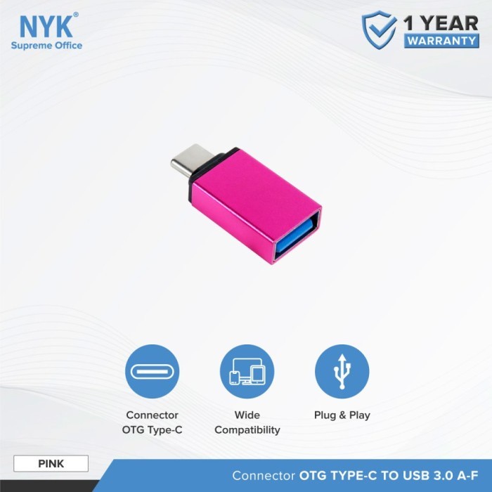 Adaptor Converter Adapter OTG USB to Type C 3.0 Fast Speed NYK