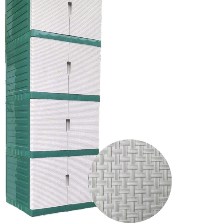 ➲ Lemari Baju lemari Pakaian Lemari Plastik Lemari BW PUTIH ☄