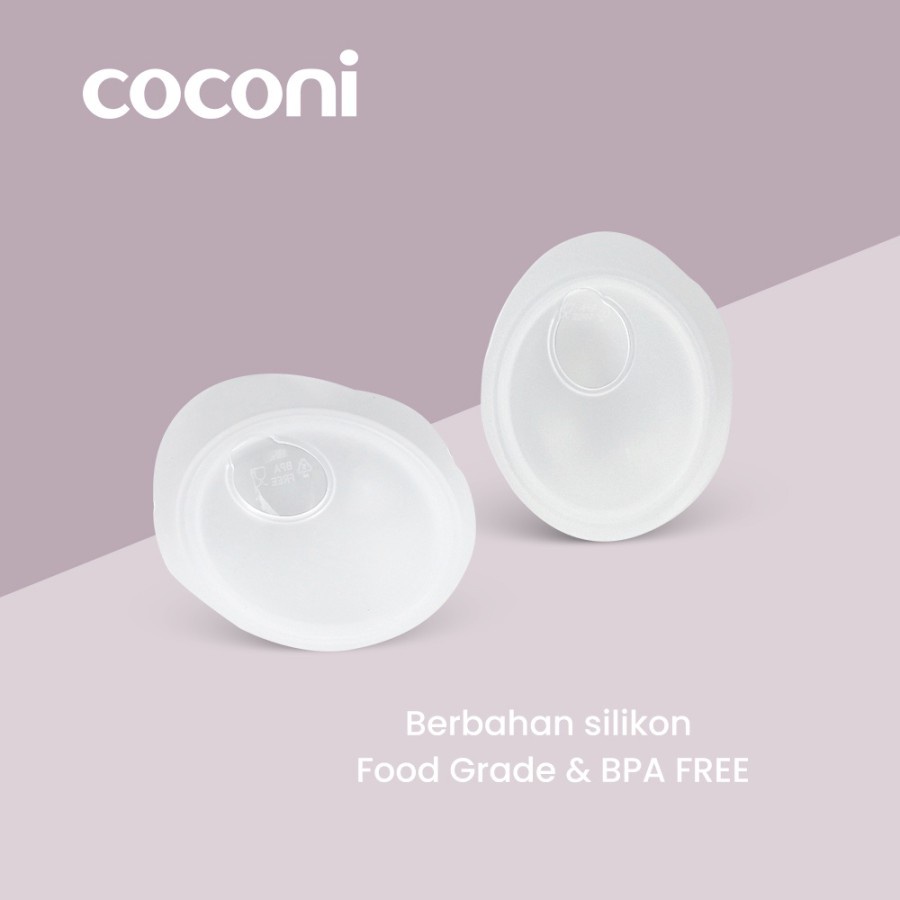 Coconi Breast Milk Collector Shell 2 Pcs / Penampung ASI Silikon 2 Pcs