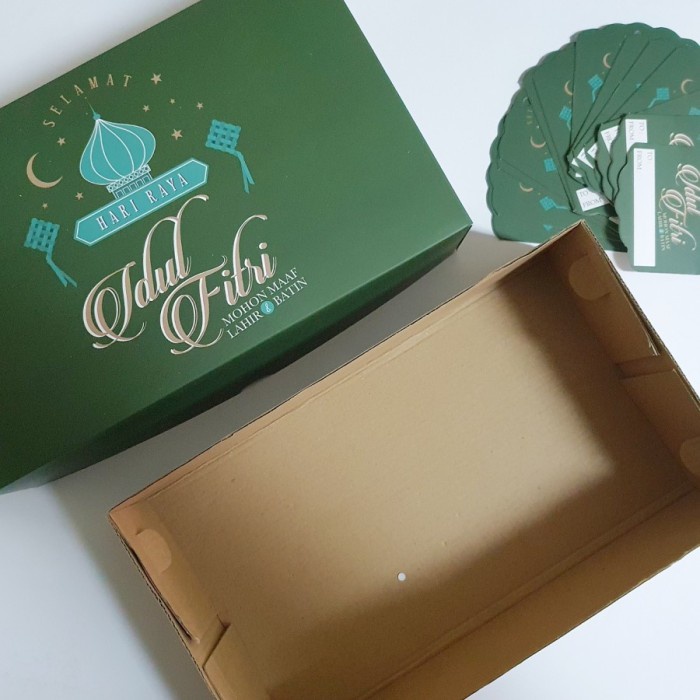 

Kotak / Box Kue Toples Idul Fitri / Lebaran Uk 25 X 15 X 7 Cm 057