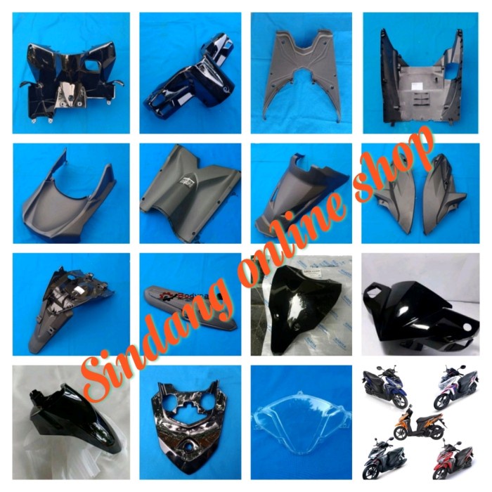 Satuan Cover Body Kasar Vario Techno 125 Fi Old Tutup Knalpot