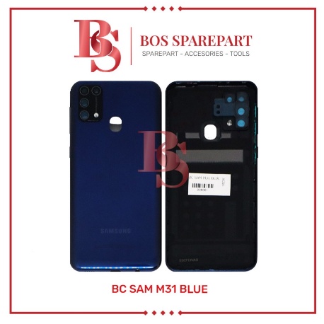 BACKDOOR BACKCOVER / BC SAMSUNG M31 BLUE / TUTUP BELAKANG