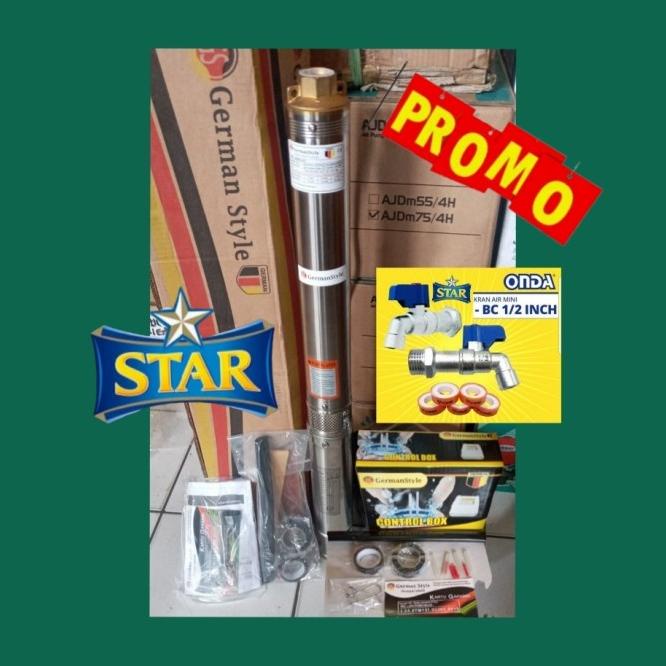 Promo Pompa Satelit 0.5Hp 3 Inch Submersible Pump Bkn Nasional Mc