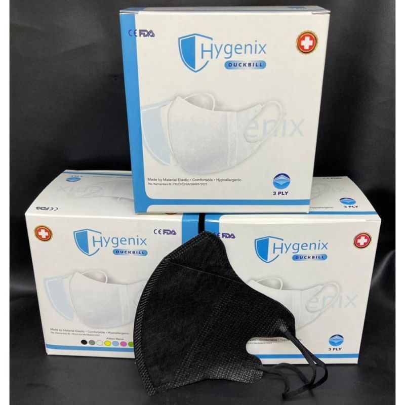 Masker Duckbill Hygenix isi 50 Premium Embos Hygenix