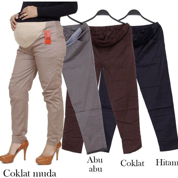 Celana Panjang Kerja Ibu Hamil - Celana Hamil - Celana Kerja Hamil
