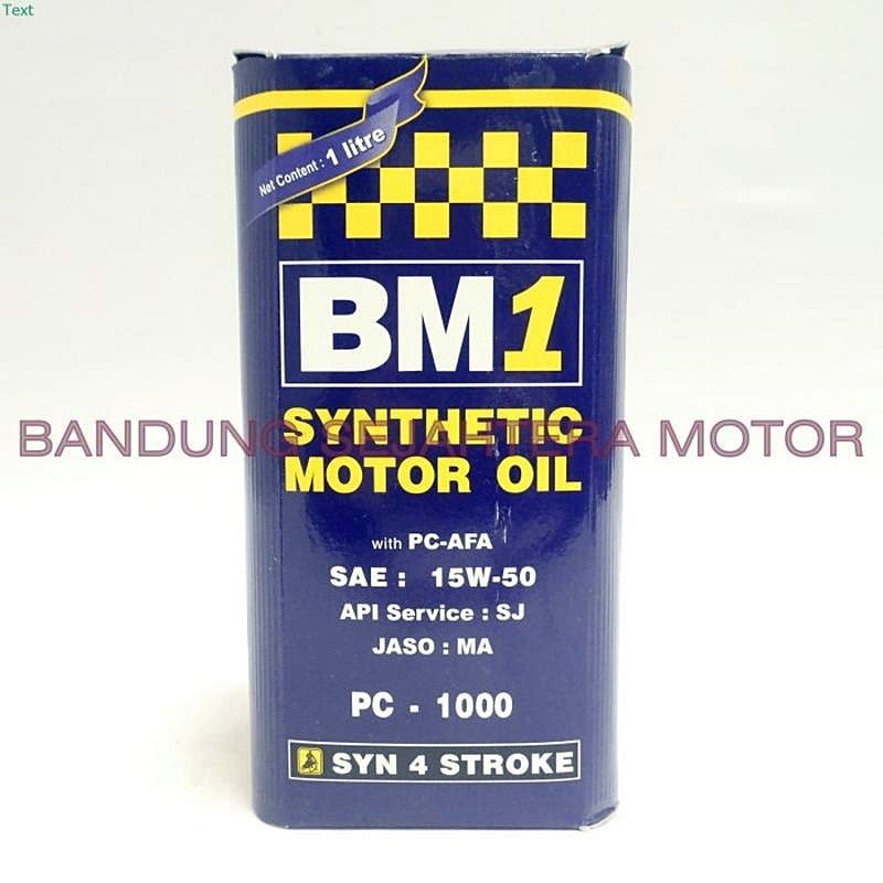 Oli Matic BM-1 1lt SAE 15W-50 PC1000 Sparepart murah
