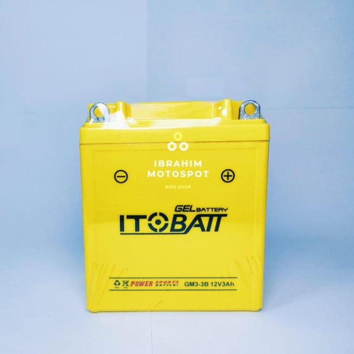 Aki Rx King Aki Ninja R Aki Satria Hiu Aki Itobatt Gel Battery Itobat Kode 262