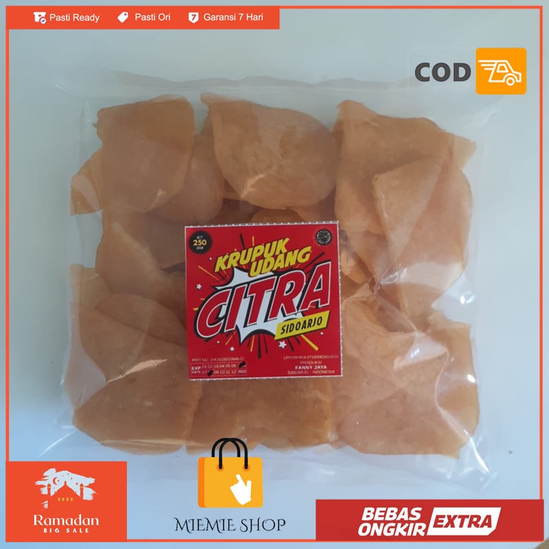 

Kerupuk Udang Asli Kualitas Super Citra Mentah Krupuk Ukuran Besar - Merah