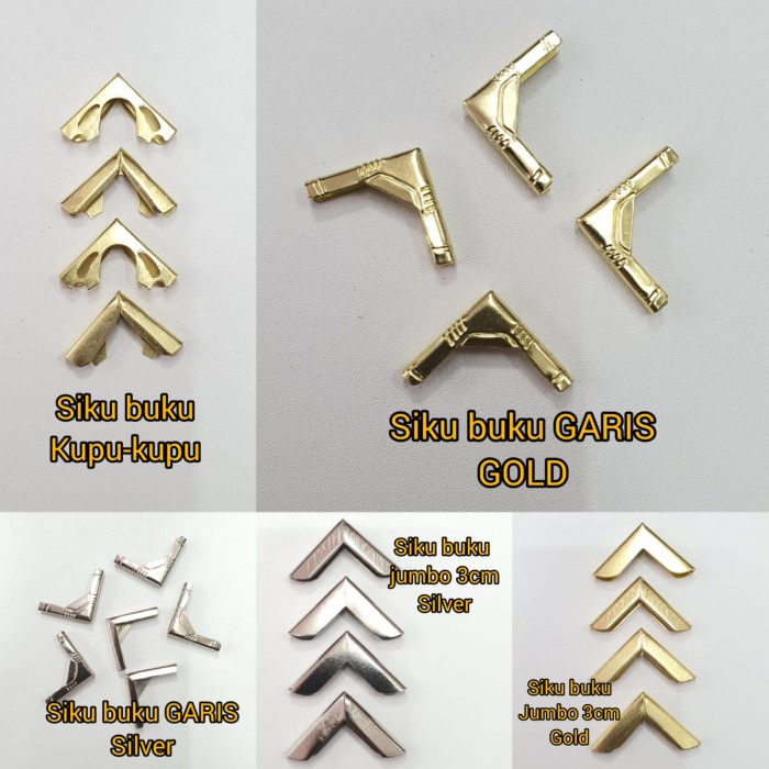 Siku Sudut Buku / Siku Yasin Warna ( 144pcs)