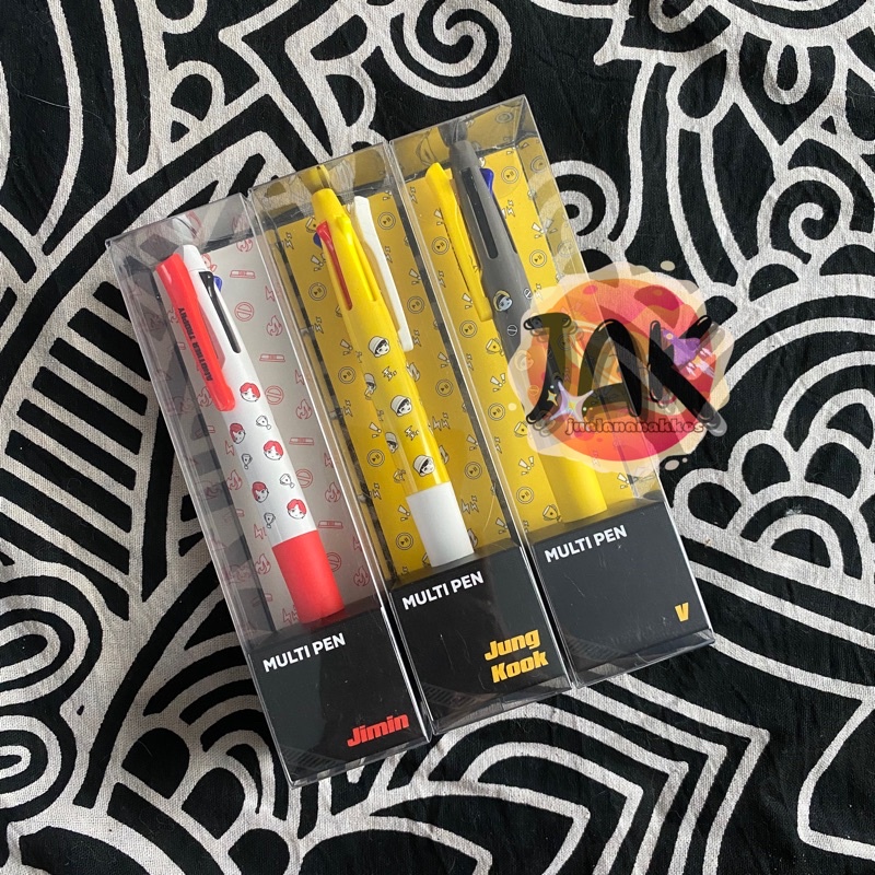 Ready - BTS TinyTan Multi Pen Official Weverse Black Friday