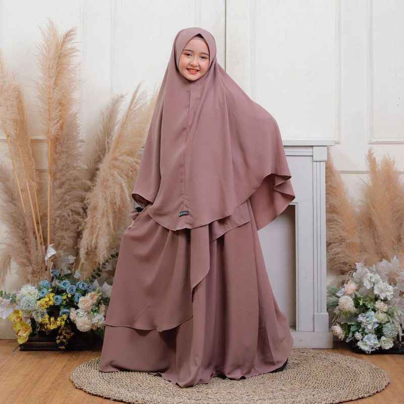 Rayya Set 2023 Series 2 by Original Luthfia Kids / Gamis Lebaran Anak Terbaru