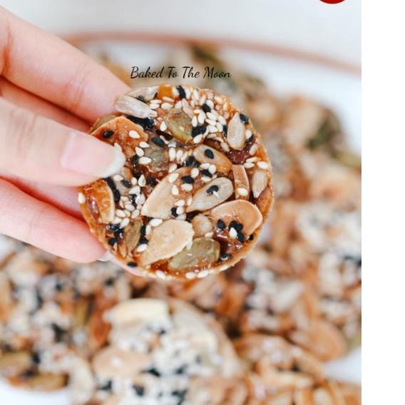 

☟ HAMPER Caramel Seed Cookies / Healthy Snacks ➯