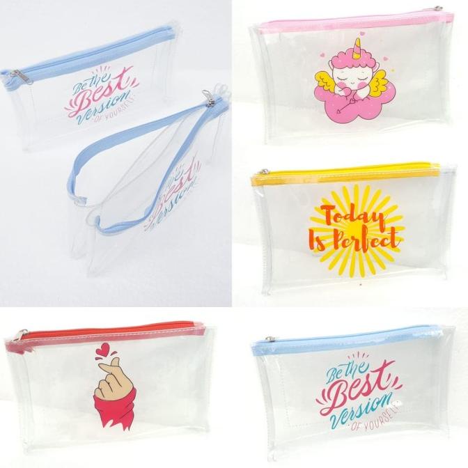 Pouch Masker Double Zipper Mika Pouch Masker Dompet Mika