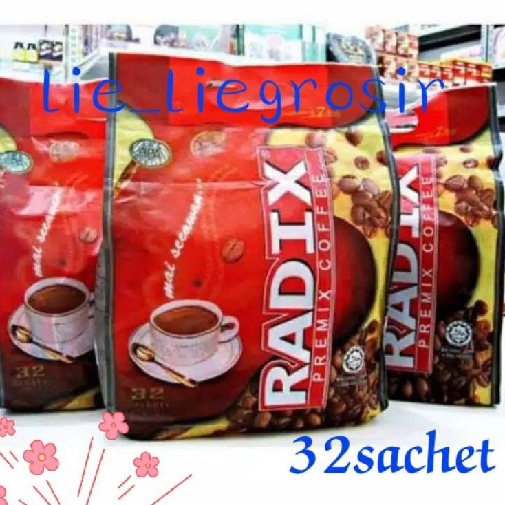 

【F⚡ASH SALE✅】 Kopi Radix Pracampuran jumbo isi 32 sachet