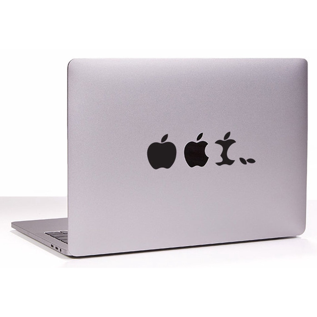 Stiker Apple Logo Evolution - Laptop Decal Macbook Sticker