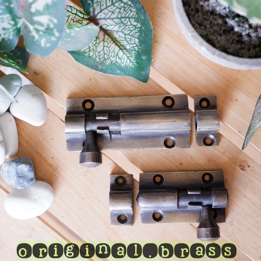 GRENDEL KUNINGAN GRENDEL PINTU KUNCI PINTU SEDEKAN PINTU