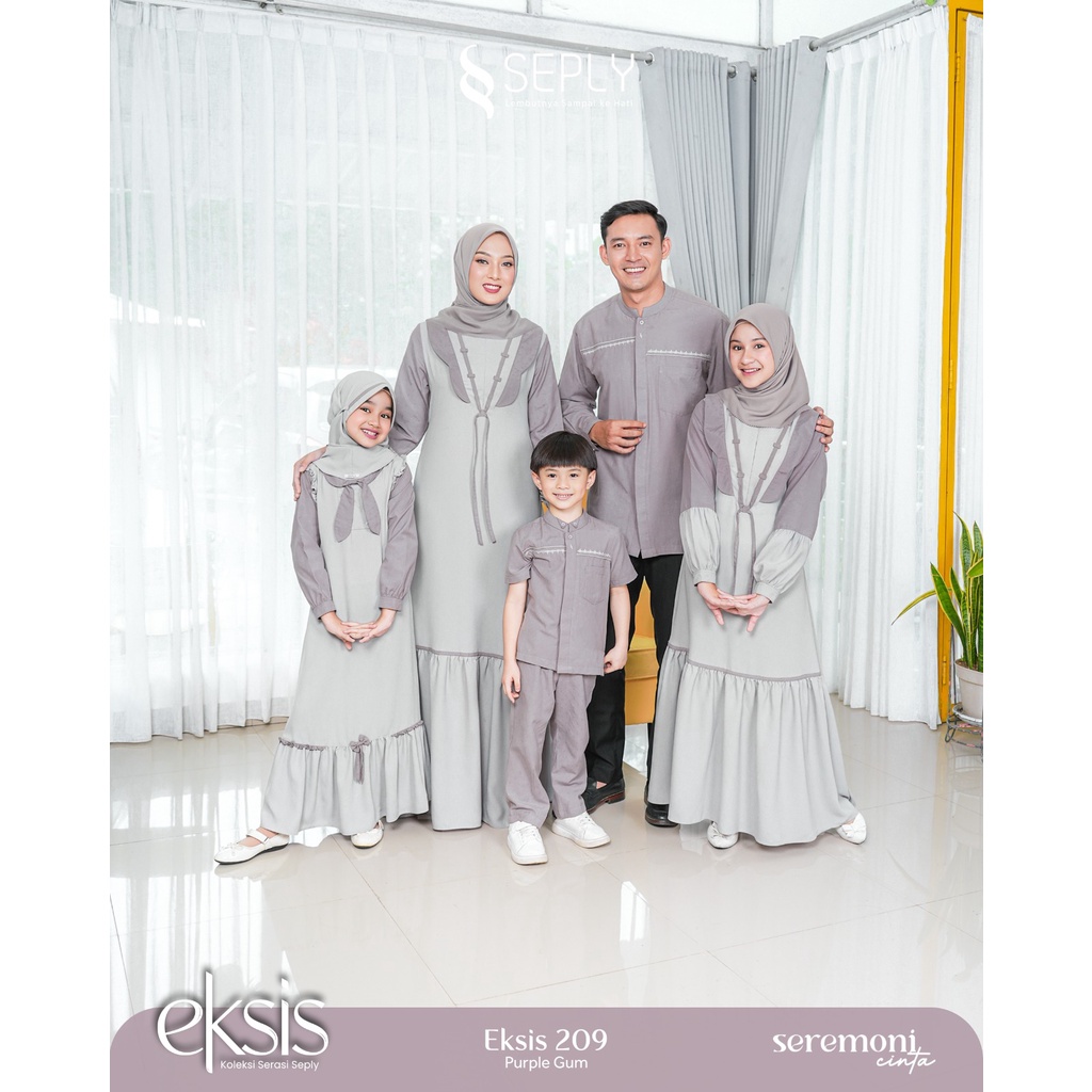 Sarimbit Keluarga Muslim Seply / EKSIS - Purple Gum