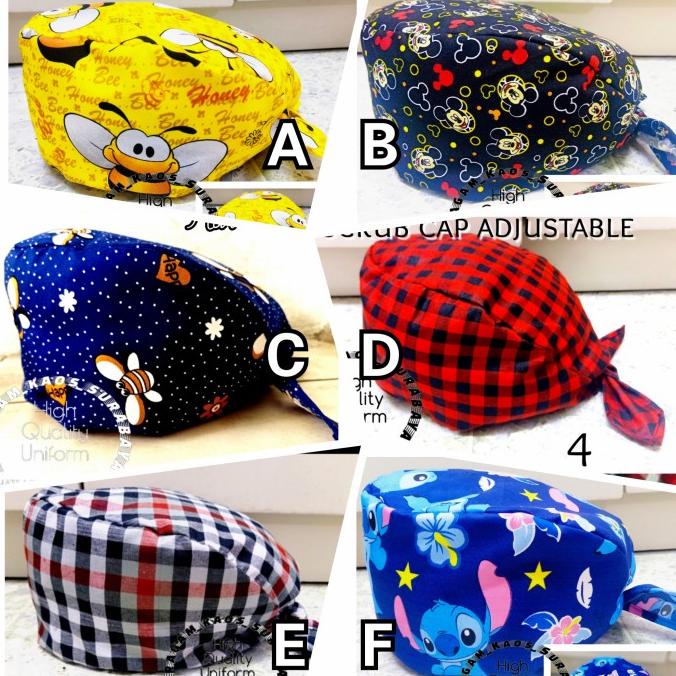 DISKON hat scrub .topi medis . topi dokter MURAH