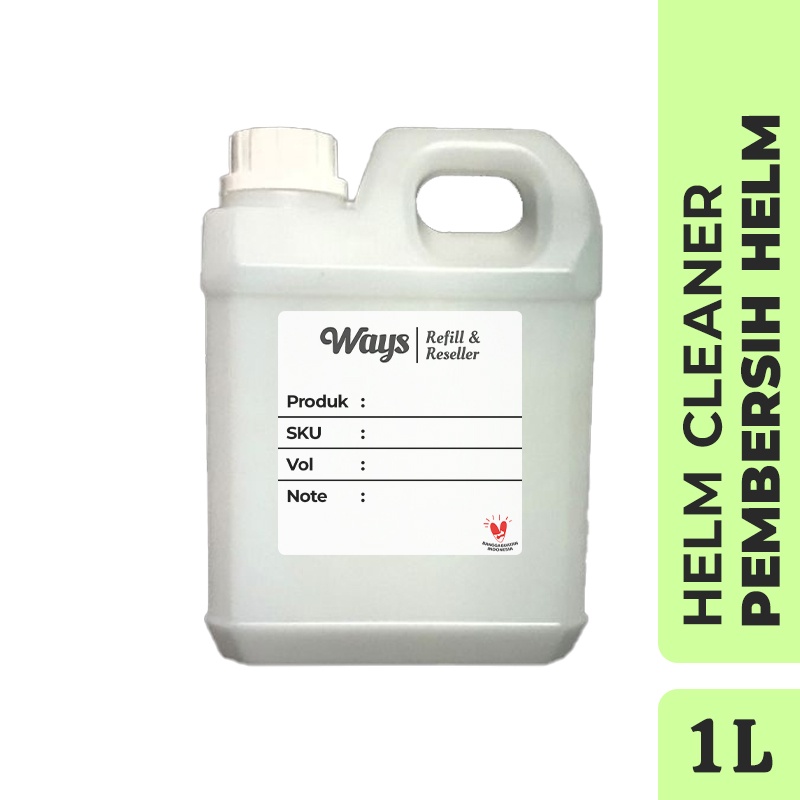 WAYS 1 LITER REFILL Pembersih Pengkilap Helm Visor Iridium / Helm Cleaner 1L