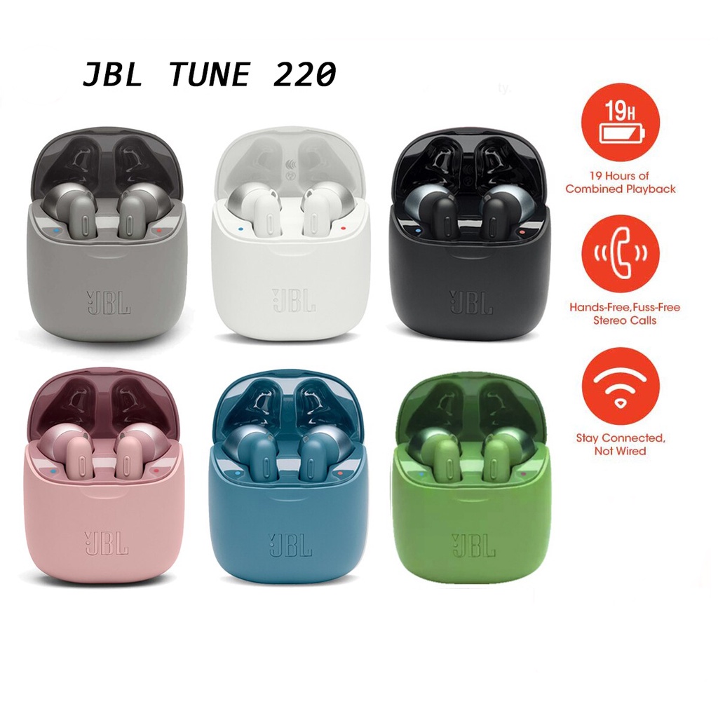 Headset Bluetooth Super Clone TWS TUNE 220 Wireless