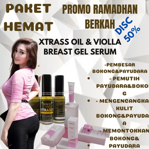 Pembesar Payudara & Bokong Ampuh Permanen Pengencang Payudara & Bokong Violla BReast Gel Serum Origi