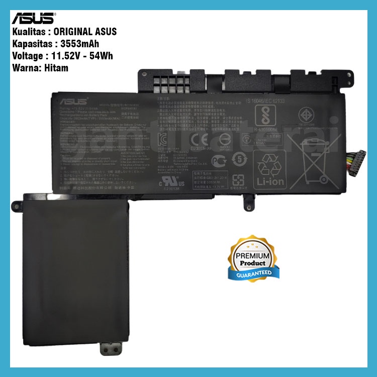 Baterai Asus E203 E203NAH E203MAH B31N1629 Original