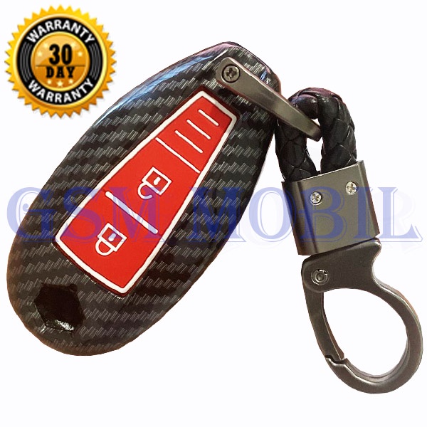 Case Carbon Smartkey Cover Key Kunci Suzuki Swift Ertiga SX4 - 7097