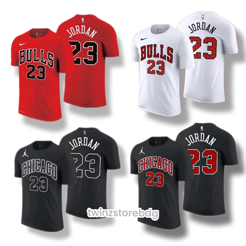 Tshirt baju kaos chicago Bulls NBA Kaos basket kaos pria kaos