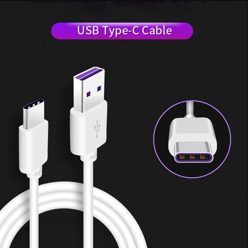 5A Data Support Super Fast Charging Usb Type C - Micro Usb 2.0 V8 - Lightning For Charge