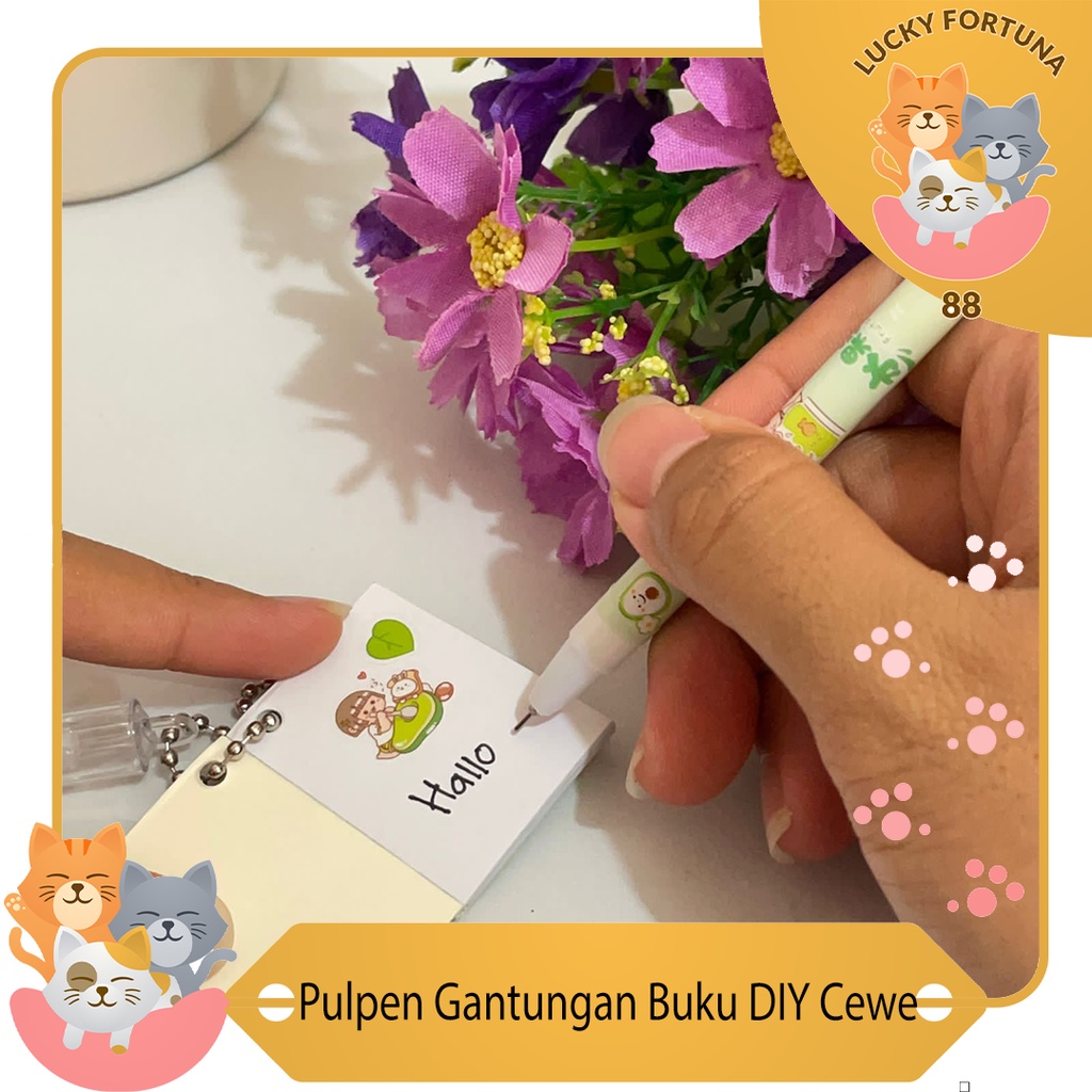 

[LuckyFortuna88] Pulpen Gantungan Buku DIY Cewe Sticker Pen Gantungan Buku DIY Cewe Sticker lucu murah perlengkapan kantor perlengkapan sekolah lucu murah Pulpen Lucu Pen Lucu murah