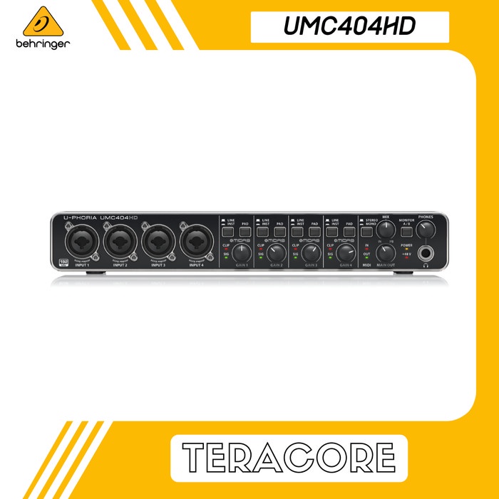 Terlaris Behringer Umc404Hd Umc 404 Hd Usb Audio Interface Soundcard 4 Channel