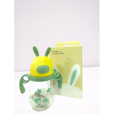 [TULALA SHOP]BOTOL JERAMI ANAK/Botol Model Rabbit 270ML-350ML Botol Minum Anak/Karakter rabbit Bear Tutup Clip/ Botol Import Yang Lucu/