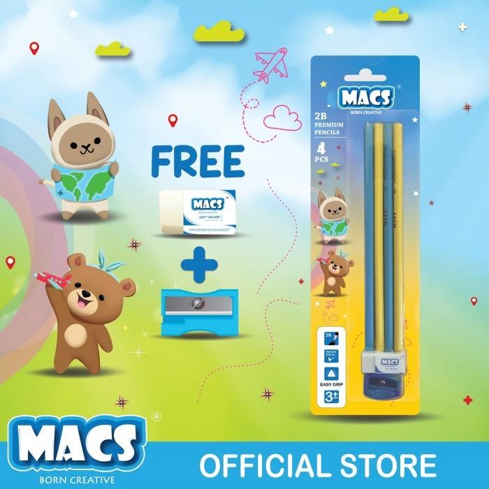 

BTS Fun MACS Pensil 2B Pensil Warna Crayon Best Seller
